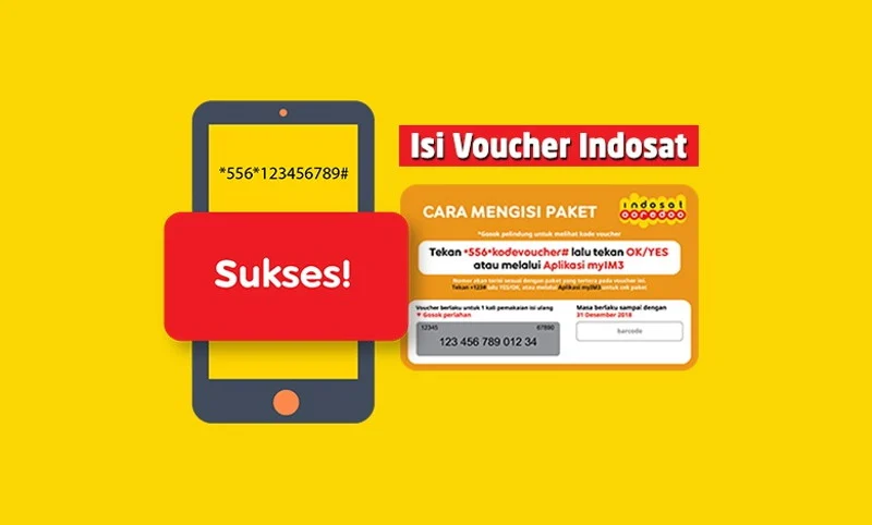 Cara Memasukan Voucher Indosat via SMSM dan Telepon 2024